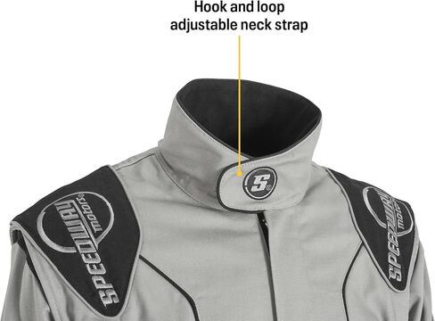 Speedway Double-Layer SFI-5 One-Piece Racing Suit, Grey XXL in Saudi Arabia