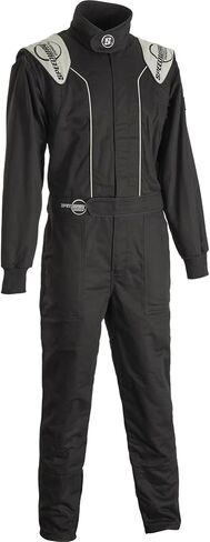 Speedway Double-Layer SFI-5 One-Piece Racing Suit, Grey XL in Saudi Arabia
