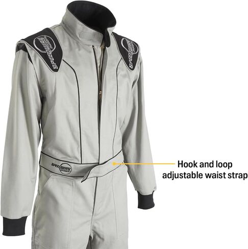 Speedway Double-Layer SFI-5 One-Piece Racing Suit, Grey XL in Saudi Arabia