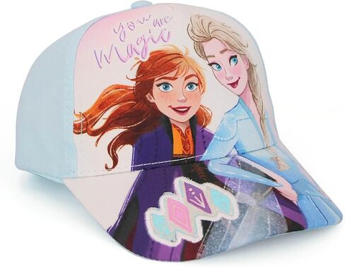 Disney Frozen 2 Elsa & Anna Adjustable Baseball Cap – A Magical Must-Have for Girls (Ages 2-4) Blue in Saudi Arabia