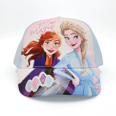 Disney Frozen 2 Elsa & Anna Adjustable Baseball Cap – A Magical Must-Have for Girls (Ages 2-4) Blue in Saudi Arabia
