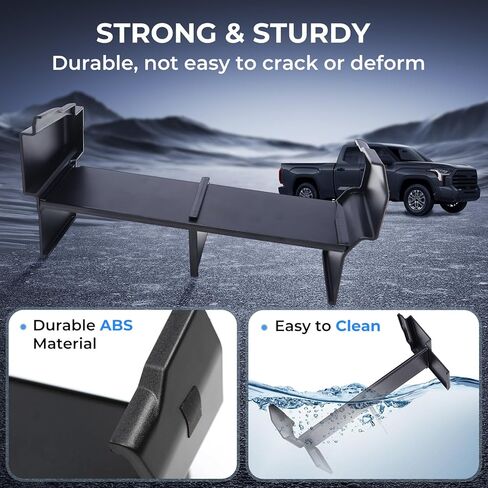 منظم فواصل صندوق القفازات متوافق مع Toyota Tacoma 2024 2025 2026 (الجيل الرابع تاكوما)، الملحقات الداخلية لحجرة صندوق القفازات وفواصل تخزين لـ 2024-2026 Tacoma، أسود in Kuwait