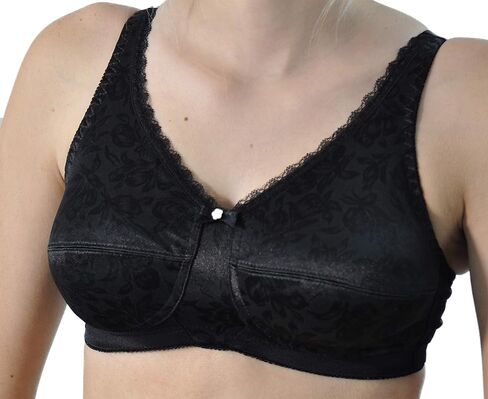 Nearly Me -#640 Jacquard Soft Cup Mastectomy Pocket Bra (Multiple Sizes & Colors) in Saudi Arabia