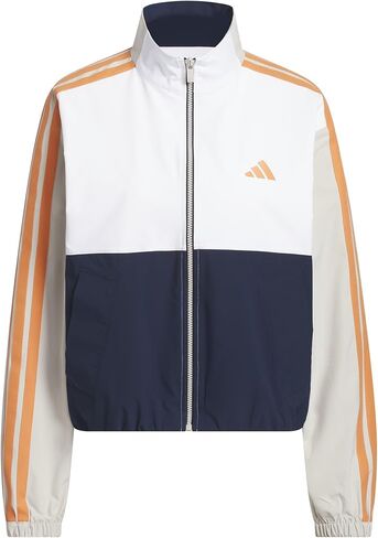 adidas womens Beyond Color Block Twistweave Full Zip Jacket in Kuwait