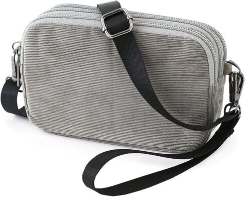 Small Wristlet Wallet for Women, 3-Zip RFID Crossbody Phone Purse in Kuwait