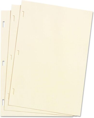 Wilson Jones Looseleaf Minute Book Ledger Sheets, Ivory Linen, 14 x 8-1/2, 100 Sheet/Box in Kuwait