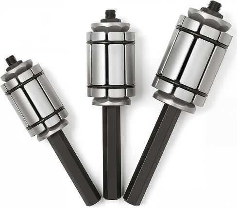 3 PCS Exhaust Pipe Expander Tool, Steel Exhaust Expander, 1-1/8" to 3-1/2" Pipe Stretcher Kit Extension Spreader Kit, for Vehicles and Trucks Tail Pipe in Kuwait