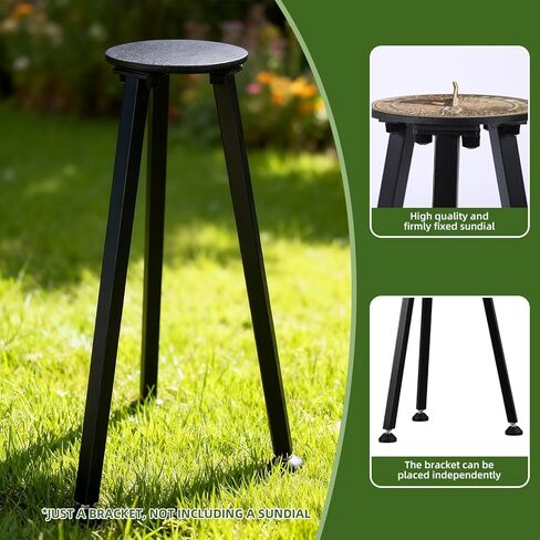 Blulu Metal Foundry Outdoor Plinth Sundials Pedestal Home & Outdoor 22" Garden Sundial Stand(Sundial NOT Included) in Saudi Arabia