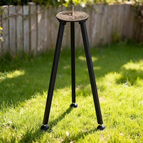 Blulu Metal Foundry Outdoor Plinth Sundials Pedestal Home & Outdoor 22" Garden Sundial Stand(Sundial NOT Included) in Saudi Arabia