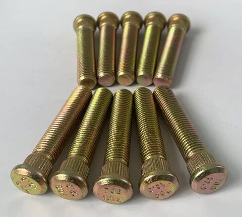 10 قطع مسمار عجلة ممتدة 1007708 M12x1.5 2.5 بوصة. استبدال الطول لجنرال موتورز شيفروليه كامارو كورفيت، فورد فيوجن إسكيب فوكس فييستا ترانزيت كونكت كورير in Kuwait