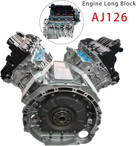 كتلة المحرك الطويلة MAD هورنتس Assy AJ126 لسيارة لاند روفر ديسكفري 306PS جاكوار 3.0L V6 2013-2016 in Kuwait