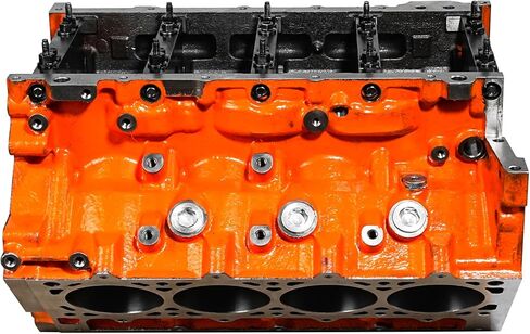 CNC machined Cast Iron Engine Block for LSX 4.000 Bore DH-9.240 6-Bolt Orange in Saudi Arabia