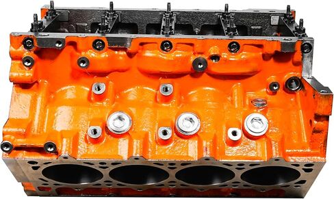 CNC machined Cast Iron Engine Block for LSX 4.000 Bore DH-9.240 6-Bolt Orange in Saudi Arabia