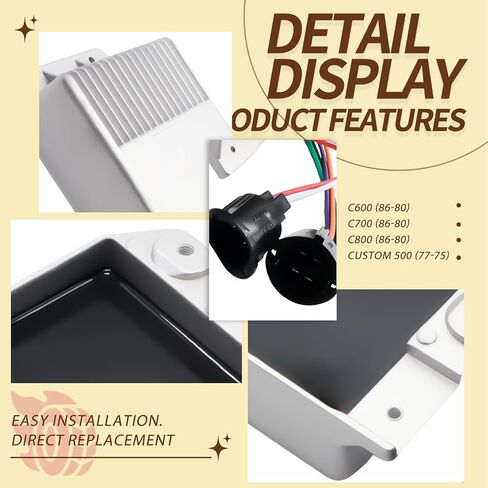 JA&MIU LX203 Ignition Control Module Compatible with 1976 - 1989 Ford Cars Trucks, Compatible with Lincoln Mercury 77-87, Compatible with Jeep ,Compatible with American Motors AMX in Saudi Arabia