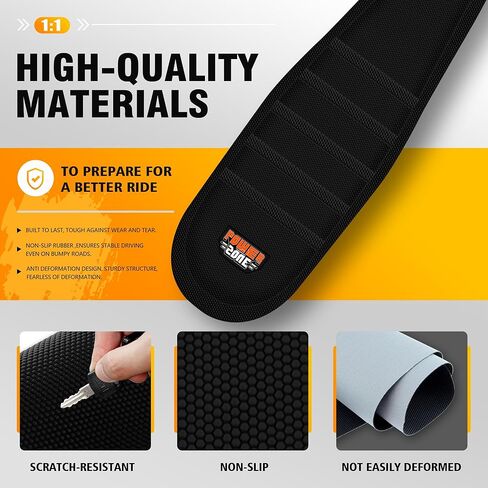 Electric Bike Seat Cover Compatible with Ridstar Q20 E Bike Non-Slip Anti-UV (All Black) in Saudi Arabia