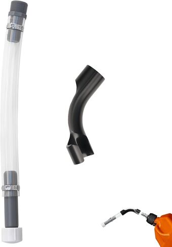 قطعة واحدة من خرطوم غاز السباق والمرافق مع خرطوم بندر - خرطوم وقود PVC عالي التدفق مع فلتر متكامل، متوافق مع أباريق الوقود VP & Jegs سعة 3/4 بوصة، 3/4 بوصة NPT in Kuwait