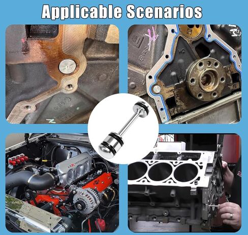 قطعتان من قضيب محول زيت الألومنيوم 12573460 يناسب محرك LS، متوافق مع GM Gen III & IV LS1 LS3 LS2 LQ4 LQ9 LS6 L92 L33 L99 محول الزيت LS Barbell 6061-T6 مادة سبائك الألومنيوم in Kuwait