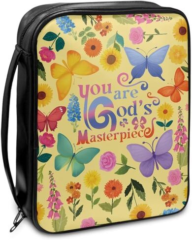 Universal Bible Cover Large Leather Christian Bible Tote Bag Bible Accessories for Men Women Church & Study in Saudi Arabia