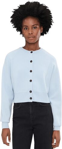 Madewell Womens Raglan-Sleeve Cropped Cardigan in Merino Wool in Saudi Arabia