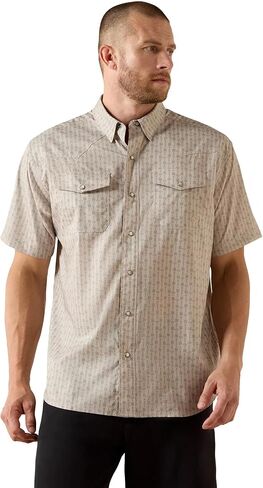 ARIAT Men's Printed Western Venttek Classic Fit Snap Shirt in Saudi Arabia