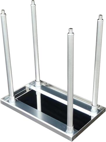 طاولة من الفولاذ المقاوم للصدأ للإعداد والعمل مقاس 48 × 30 بوصة، طاولة تجارية شديدة التحمل من NSF مع رف سفلي وأرجل مجلفنة للمطعم والمنزل والفندق (48 × 30 بوصة) in Kuwait
