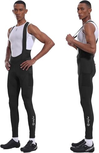 YKYWBIKE Men's Cycling Bib Pants 4D Padded Riding Pants for Men,Cycling Tights with Pockets,Breathable Bike Pants for Men Cycling in Saudi Arabia