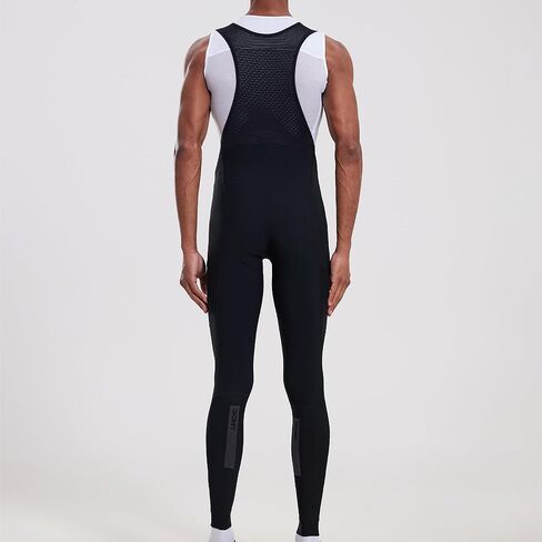 YKYWBIKE Winter Men's Cycling Bib Pants Tights with Pad Warm Cycling Bib Trousers Thermal Fleece Mountain Bike Pants ﻿Insulated Riding Bicycle in Saudi Arabia