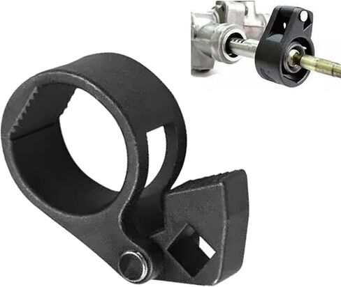 Jeanoko Steering Gear Rudder Wrench Durable Metal Rudder Removal Tool for Professional Mechanics 27-42mm Chrome Steel Black for Automotive Repair in Saudi Arabia