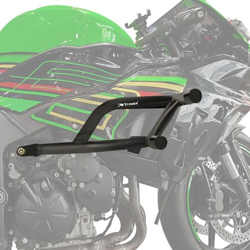 Xitomer مناسب لقفص تحطم Ninja ZX6R متوافق مع Ninja ZX 6R ZX-6R 2009-2025 ZX-6R قضيب حماية المحرك من الصدمات، قضيب السباق، قفص حيلة الطريق السريع in Kuwait