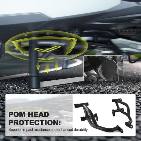 Xitomer مناسب لقفص تحطم Ninja ZX6R متوافق مع Ninja ZX 6R ZX-6R 2009-2025 ZX-6R قضيب حماية المحرك من الصدمات، قضيب السباق، قفص حيلة الطريق السريع in Kuwait