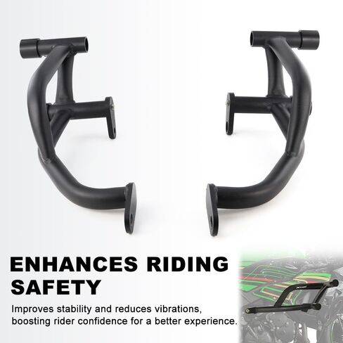 Xitomer مناسب لقفص تحطم Ninja ZX6R متوافق مع Ninja ZX 6R ZX-6R 2009-2025 ZX-6R قضيب حماية المحرك من الصدمات، قضيب السباق، قفص حيلة الطريق السريع in Kuwait