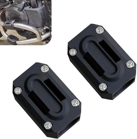 2 PCS Motorcycle Engine Guard Bumper Block, 22/25/28mm Nylon Crash Bar Slider Decor, Motorcycle Bumper Pole Protection Blocks, Universal Anti-Scratch Drop Frame Guard for Most Motorcycles in Kuwait