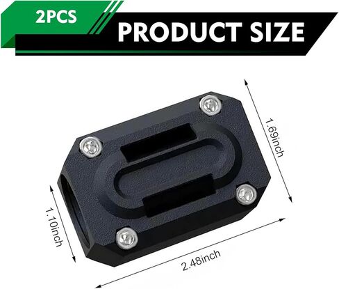 2 PCS Motorcycle Engine Guard Bumper Block, 22/25/28mm Nylon Crash Bar Slider Decor, Motorcycle Bumper Pole Protection Blocks, Universal Anti-Scratch Drop Frame Guard for Most Motorcycles in Kuwait
