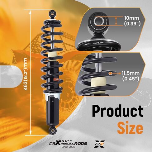 maXpeedingrods 2Pcs Front Shocks for Polaris Ranger XP 900 2014-2019, for Polaris Ranger 570 XP 2015-2016, for Polaris Ranger 1000 2019-2024, 7043755 Twintube Shock Absorber Struts in Saudi Arabia