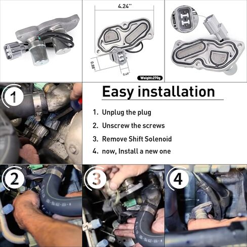 28200PX4014 Shift Solenoid متوافق مع Honda Accord 1990-1997 2.2L 2.7L، Odyssey 1995-1997 2.2L، Prelude 1992-1996 2.2L 2.3L. متوافق مع Acura Cl 1997 3.0L، Vigor 1992 2.5L in Saudi Arabia
