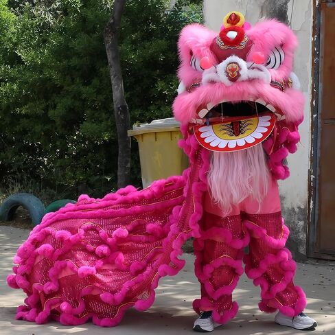 FENGSHUI-CAISHEN Lion Dance Set,Costume for Chinese New Year Decoration,Wu Shi, Party Carnival,Chinese Decor & Gifts in Saudi Arabia