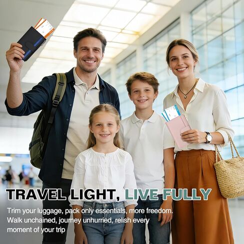 حامل جواز السفر للسفر، محفظة جلدية لجواز السفر مع فتحة Airtag، محفظة سفر تحجب RFID للنساء والرجال، حافظة غطاء جواز السفر مع جيب للعملات المعدنية لبطاقة تذكرة الطيران، هدية أساسيات السفر in Kuwait