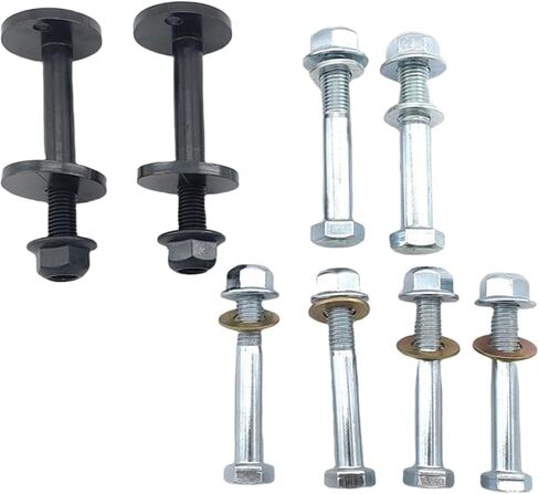 Front Control Arms Cam Bolts Fit for Dodge Ram 1500 2000-2001 2500 3500 2000-2002 Zinc Steel Cam Bolts M12x1.75 with Washers and Nuts in Kuwait