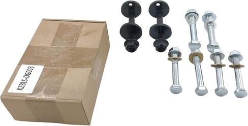 Front Control Arms Cam Bolts Fit for Dodge Ram 1500 2000-2001 2500 3500 2000-2002 Zinc Steel Cam Bolts M12x1.75 with Washers and Nuts in Kuwait