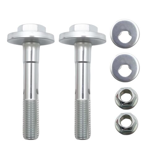 2Sets Rear Toe Link Arm Cam Bolt Nut Washer Kit Compatible with Tesla Model X Model S 2012-2021, Replacement for 2007061 in Saudi Arabia