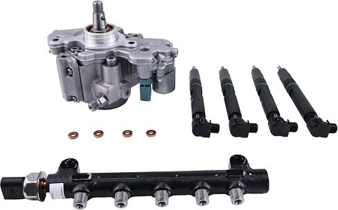 4X حاقن الوقود ومضخة حاقن الوقود والسكك الحديدية المشتركة 7275454 28337917 400903-00074 7249380 28394200 متوافق مع محرك Doosan D24 Bobcat E32 E35 E42 E45 E50 حفارة S450 S510 S550 in Kuwait