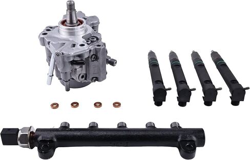 4X حاقن الوقود ومضخة حاقن الوقود والسكك الحديدية المشتركة 7275454 28337917 400903-00074 7249380 28394200 متوافق مع محرك Doosan D24 Bobcat E32 E35 E42 E45 E50 حفارة S450 S510 S550 in Kuwait