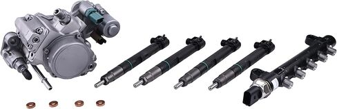 4X حاقن الوقود ومضخة حاقن الوقود والسكك الحديدية المشتركة 7275454 28337917 400903-00074 7249380 28394200 متوافق مع محرك Doosan D24 Bobcat E32 E35 E42 E45 E50 حفارة S450 S510 S550 in Kuwait