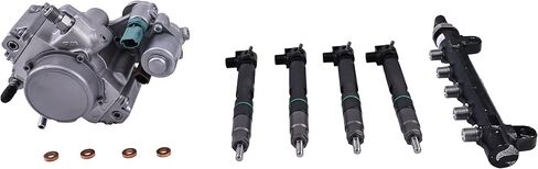 4X حاقن الوقود ومضخة حاقن الوقود والسكك الحديدية المشتركة 7275454 28337917 400903-00074 7249380 28394200 متوافق مع محرك Doosan D24 Bobcat E32 E35 E42 E45 E50 حفارة S450 S510 S550 in Kuwait