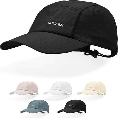 Sukeen Lightweight Sun Hat for Women Men,Quick Drying Baseball Cap UPF50+ Running Hats Foldable Sport Cap for Outdoor Daily in Saudi Arabia