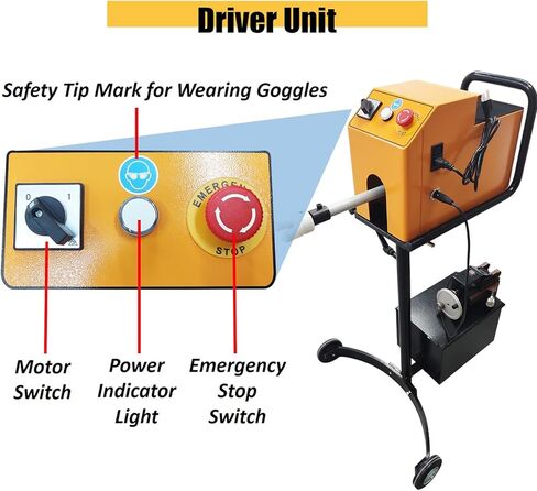 INTSUPERMAI On-Car Brake Disc Lathe Machine 110V 850W - Brake Rotor Resurfacer for Cars/Trucks/EVs, 450mm/17.72in Diameter Capacity, 0.003mm Precision, Non-Disassembly Repair Machine in Kuwait