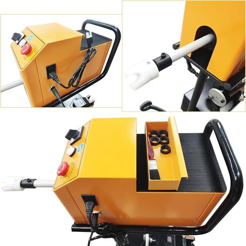 INTSUPERMAI On-Car Brake Disc Lathe Machine 110V 850W - Brake Rotor Resurfacer for Cars/Trucks/EVs, 450mm/17.72in Diameter Capacity, 0.003mm Precision, Non-Disassembly Repair Machine in Kuwait