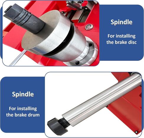 INTSUPERMAI Brake Drum/Disc Combo Lathe, Heavy-Duty Truck & Auto Brake Repair Machine (650mm Drum Capacity)​ 110V Machine 220V Hoist Voltage in Kuwait