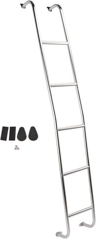 Areyourshop الفولاذ المقاوم للصدأ 5-Step Van Ladder Rear Step سلم 093NVL لنيسان NV2500 / NV3500 HD سقف مرتفع 2011-2021 in Saudi Arabia