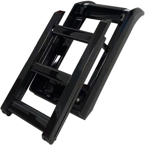 Glossy Black Foldable Side Window Step Ladder Fits for Land Rover LR Defender 110 130 2020 2021 2022 2023 2024 2025 2026 in Saudi Arabia